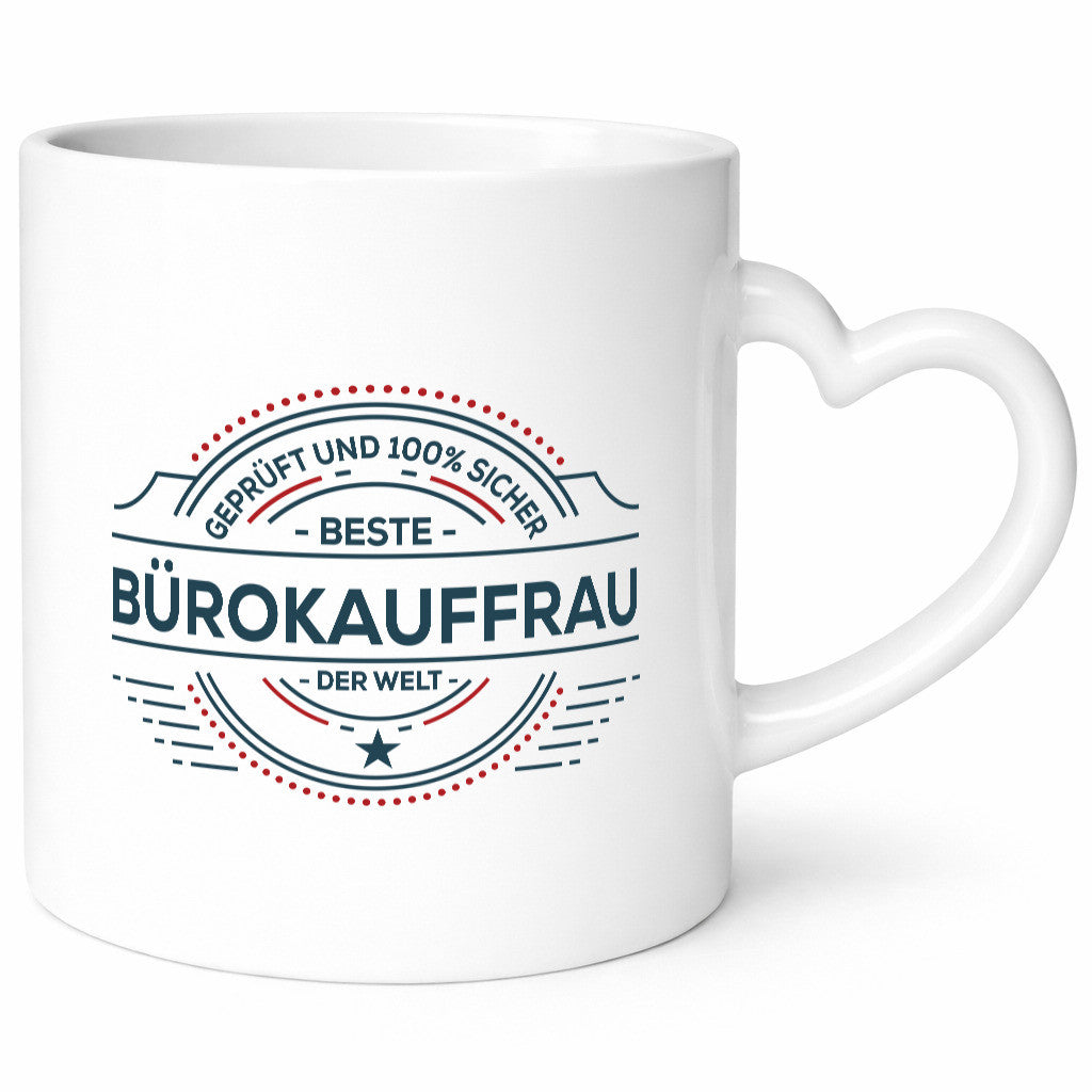 Geprüft und sicher: Bürokauffrau | Kauffrau lustiger Spruch Geschenk Arbeit