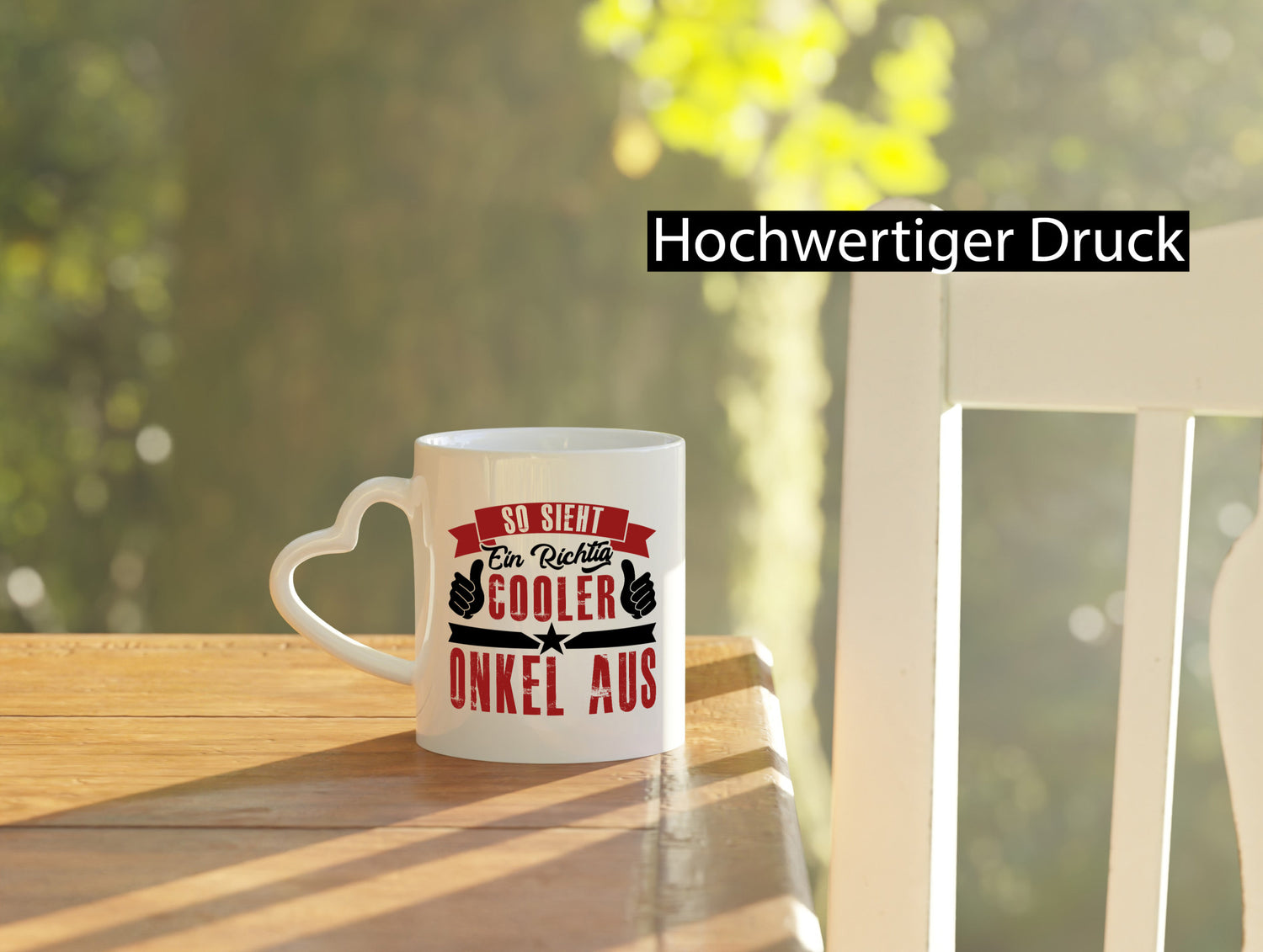 So sieht ein richtig cooler Onkel aus | lustig Humor Geschenkidee Geschenk Tasse