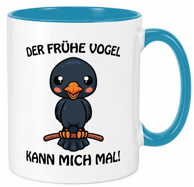 Der Frühe Vogel Humor Geschenkidee Tasse