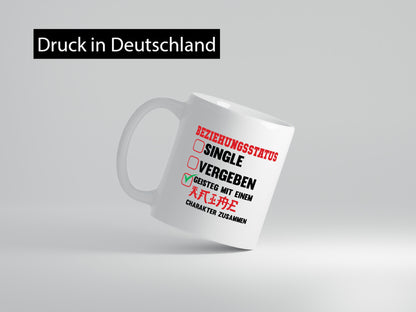 Beziehungsstatus | Single Vergeben Geistig mit einem lustiger Spruch Geschenk