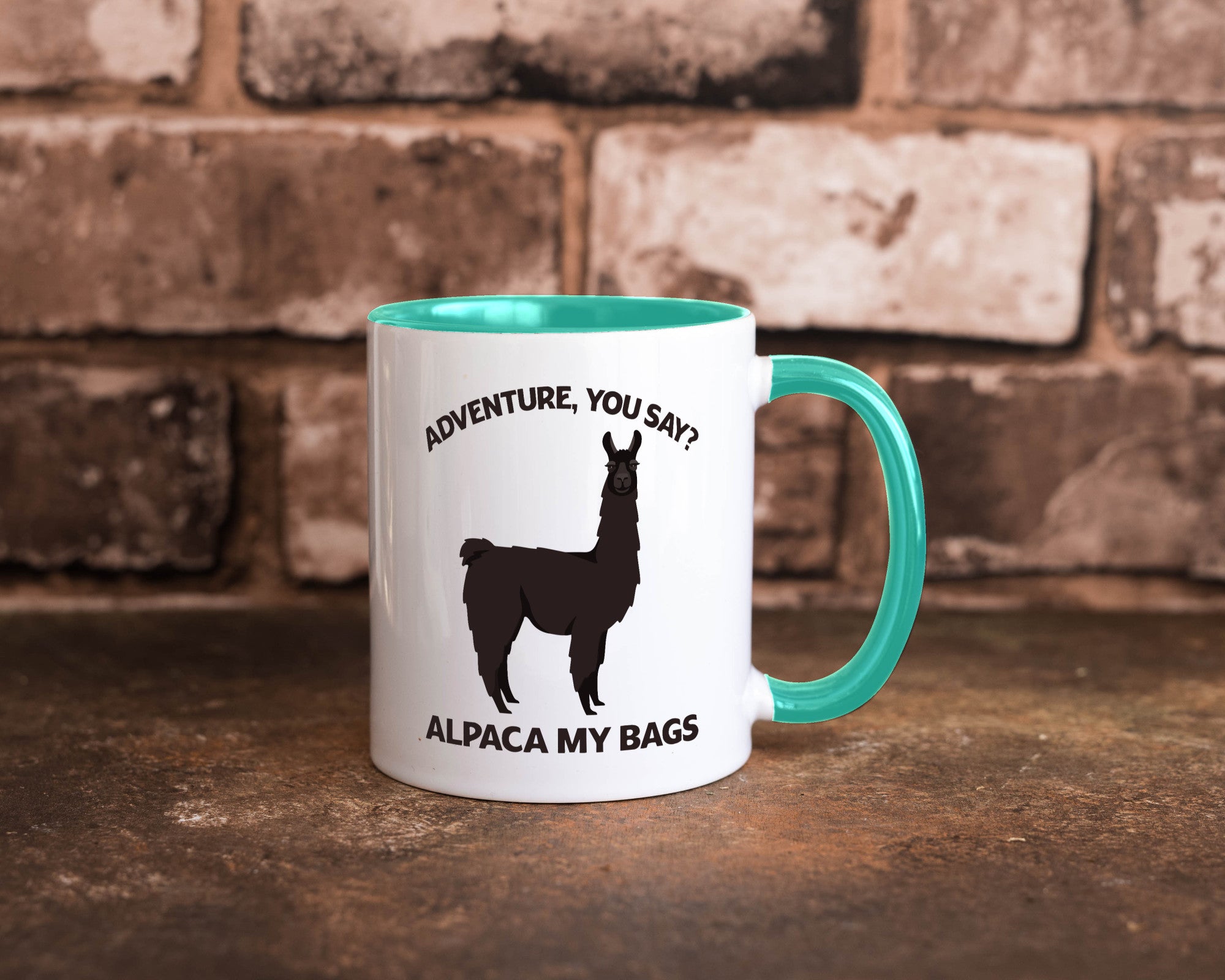Adventure, Alpaca | Humor Geschenkidee Tasse