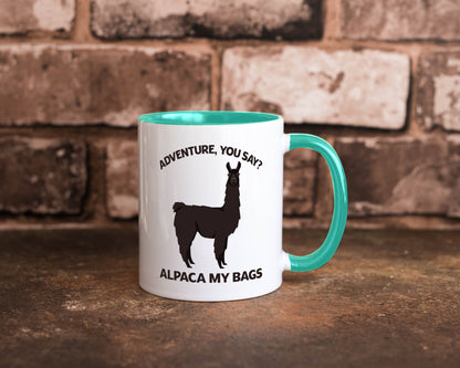 Adventure, Alpaca | Humor Geschenkidee Tasse