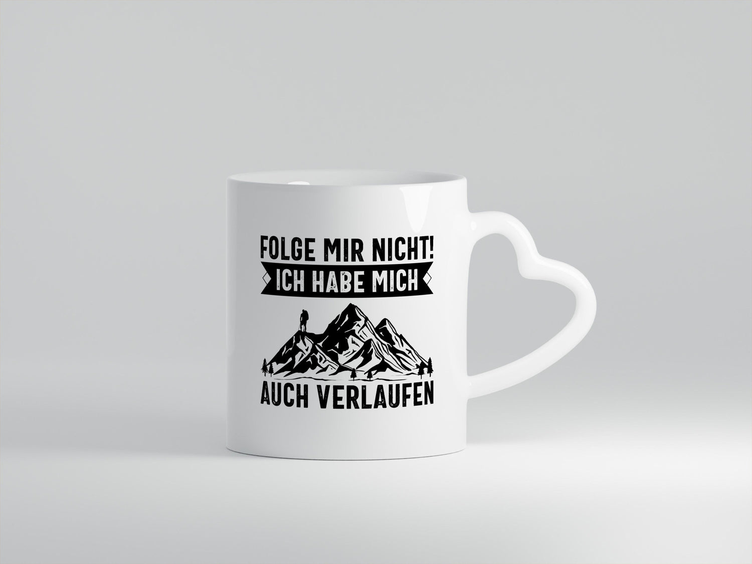 Nicht folgen, verlaufen | Wanderer Berge lustiger Spruch Geschenk Humor