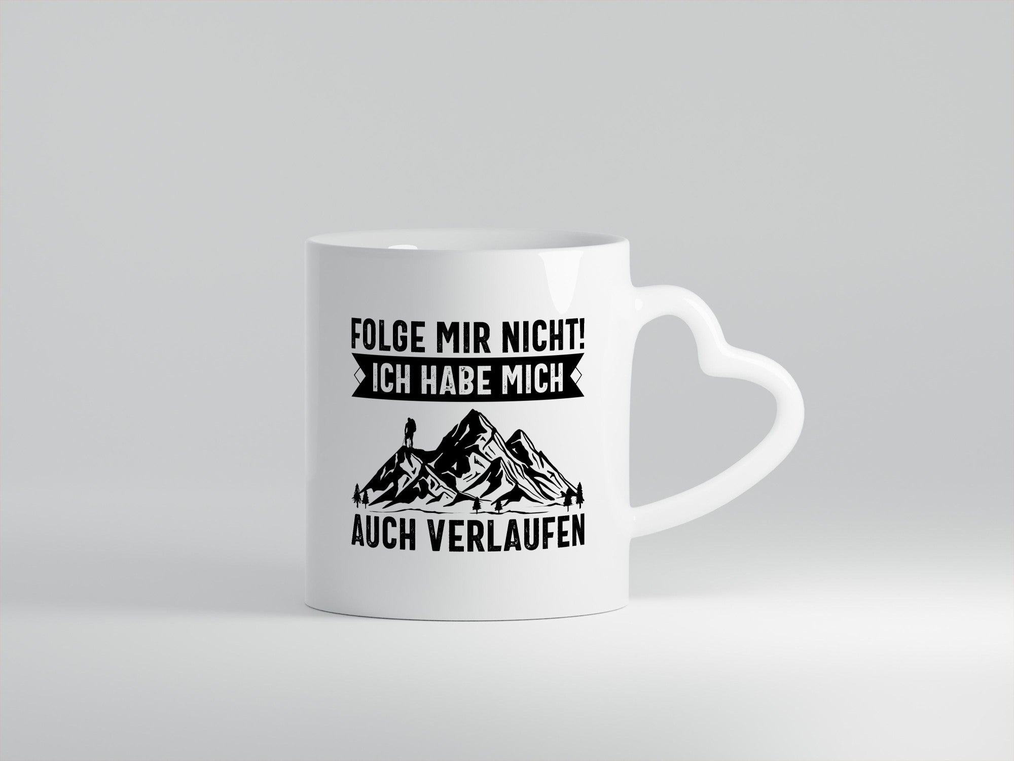 Nicht folgen, verlaufen | Wanderer Berge lustiger Spruch Geschenk Humor