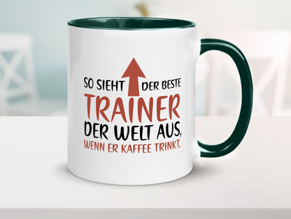 So sieht Bester Trainer der Welt aus | Kaffee Humor Geschenkidee Tasse