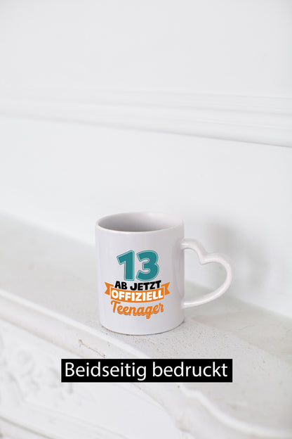 13. Geburtstag | Mädchen Tasse Teenager Spruch vl1 Humor Geschenkidee