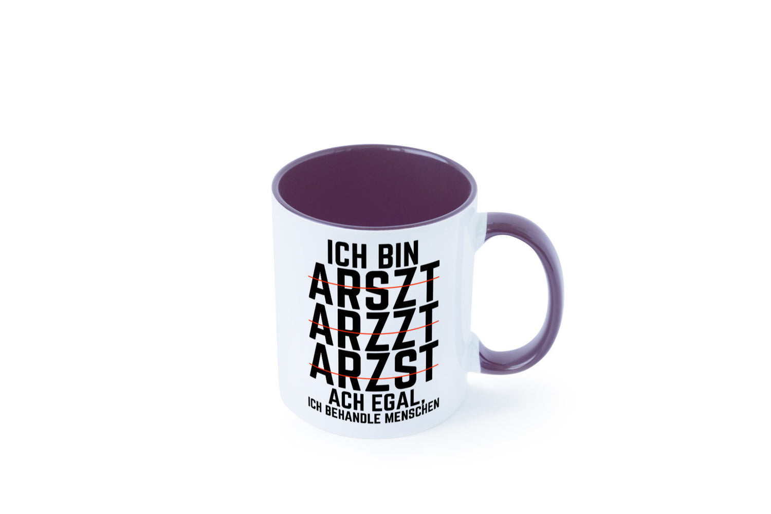 Ich bin Arzt | Rechtschreibung Klinik lustiger Spruch lustig Humor Geschenkidee