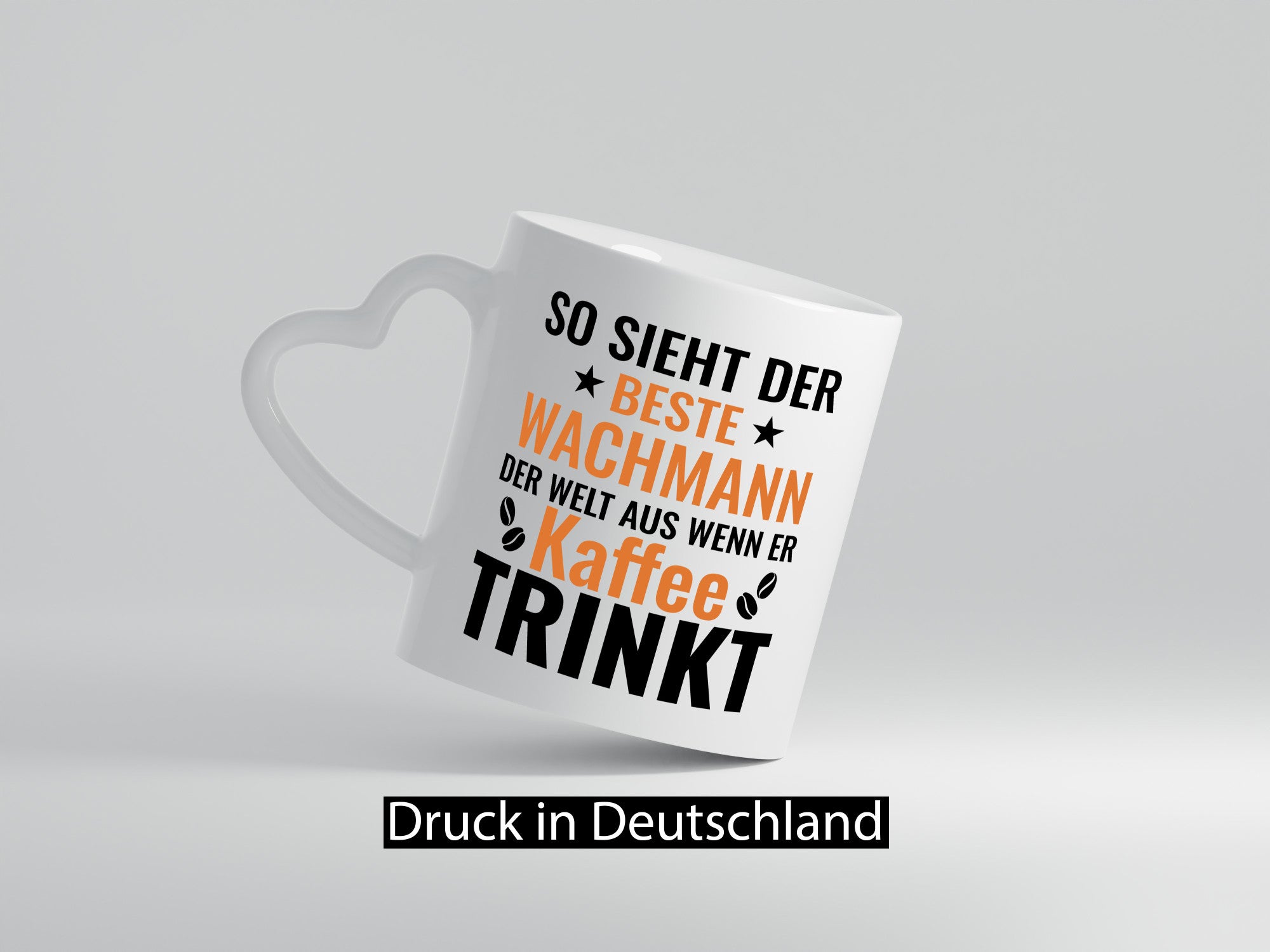Kaffee trinkt: Wachmann | Wachpersonal Nachtwächter Humor Geschenkidee Tasse