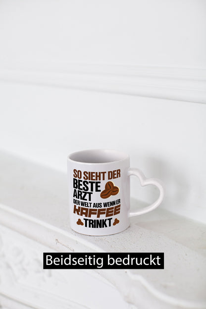 Bester Arzt | Kaffeetrinker Tasse lustiger Spruch Geschenkidee Humor