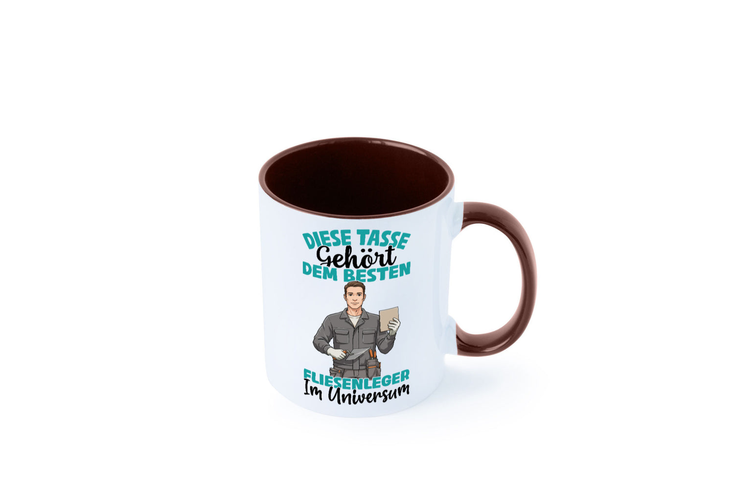 Im Universum: Fliesenleger | Fliesenlegen Bau Geschenk Humor Geschenkidee