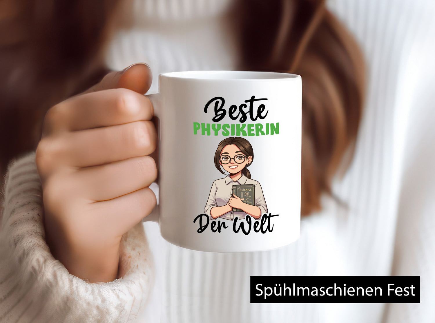 Beste Physikerin | Physik v2 Geschenkidee Humor Tasse