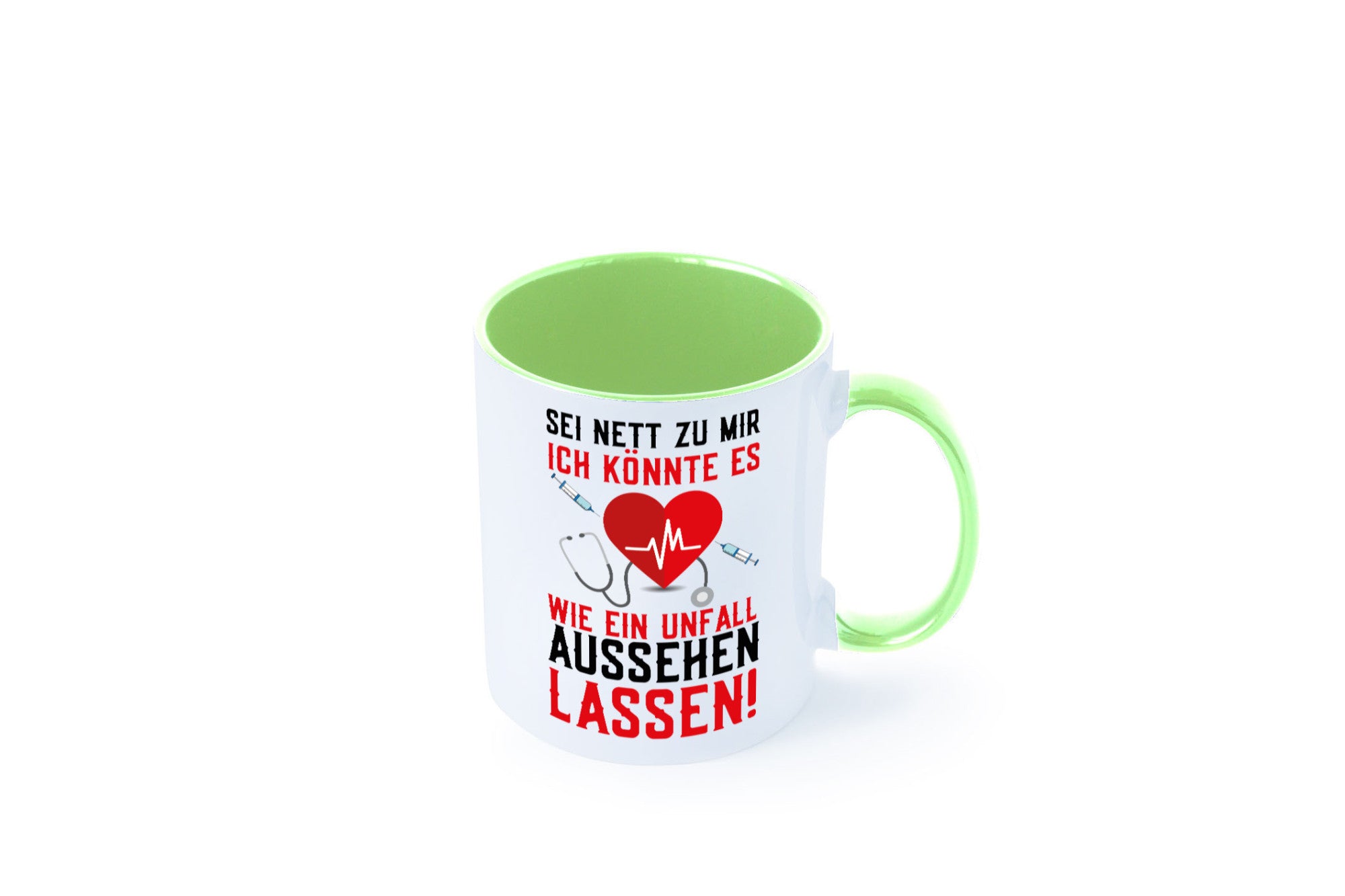 Sei nett zu mir | Krankenschwester Arzt Klinik Spritze v2 lustig Humor