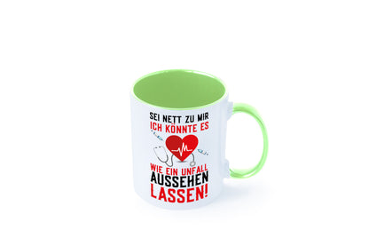 Sei nett zu mir | Krankenschwester Arzt Klinik Spritze v2 lustig Humor