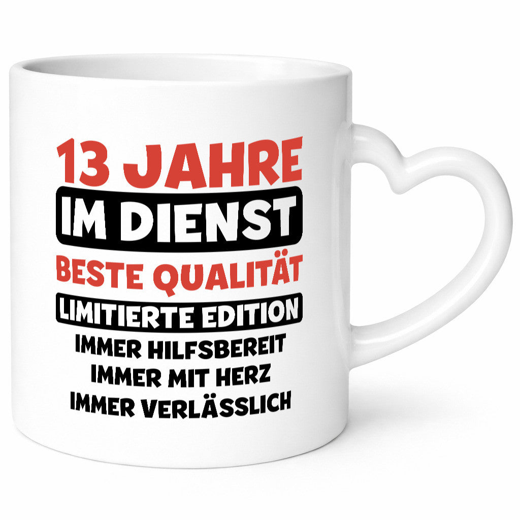 13 Jahre im Dienst | Jubiläum Arbeit v3 Geschenk Kollegen Büro lustiger Spruch