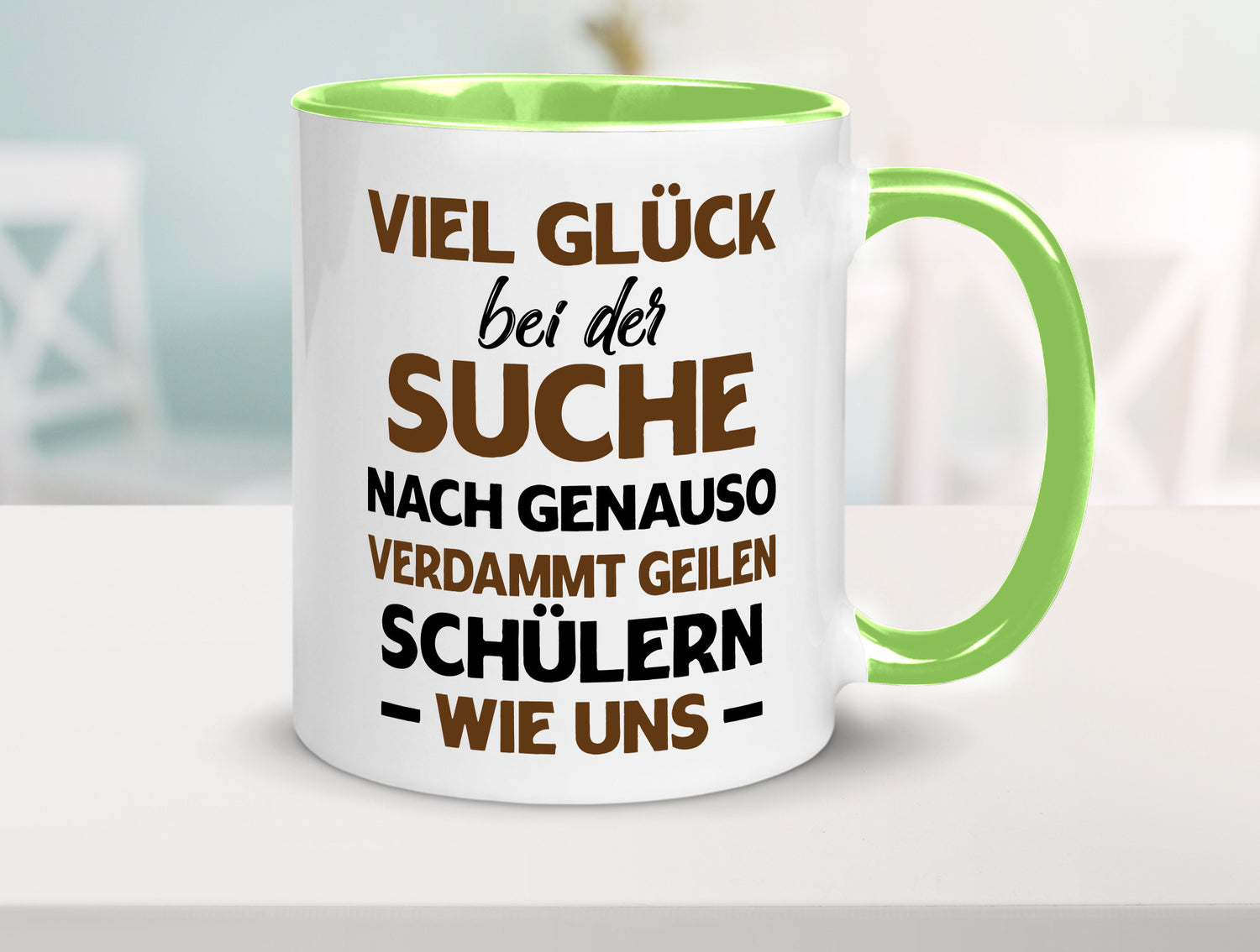 Viel glück | Geile schüler Schule Beste Lehrerin lustig Humor Geschenkidee