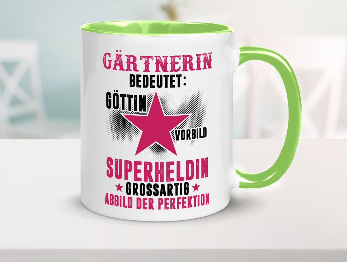 Bedeutung von Gärtnerin | Gartenbau lustiger Spruch Geschenk Humor Geschenkidee Tasse