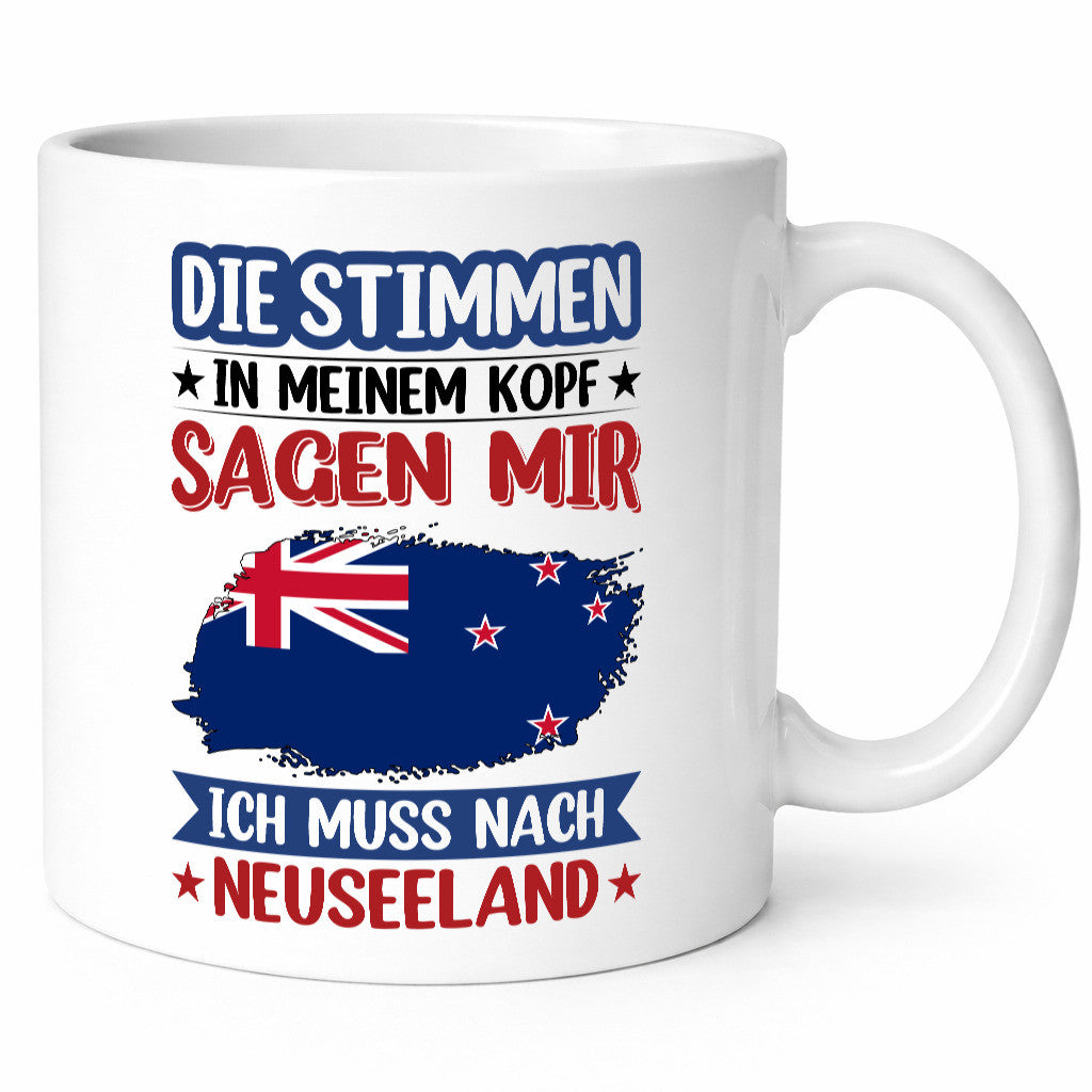 Neuseeland | Urlaub Stimmen in meinem Kopf Traumland lustig Humor Geschenkidee
