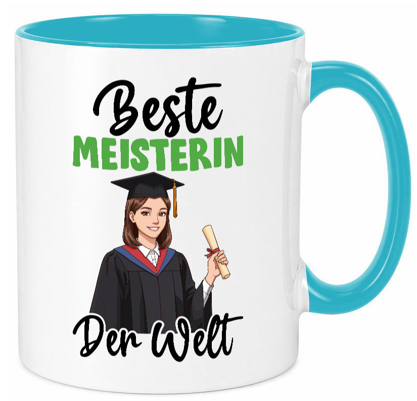 Beste Meisterin | Meisterbrief v2 Geschenk Humor Geschenkidee lustiger Spruch