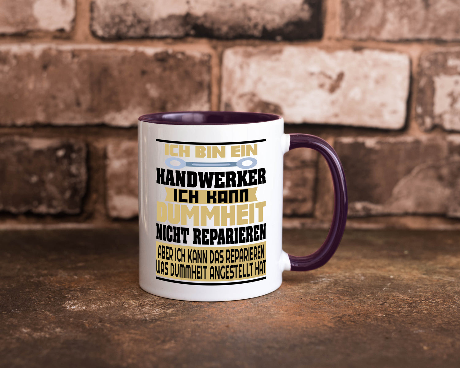 Ich bin Handwerker | Dummheit Schlechte Arbeit lustiger Spruch Geschenk