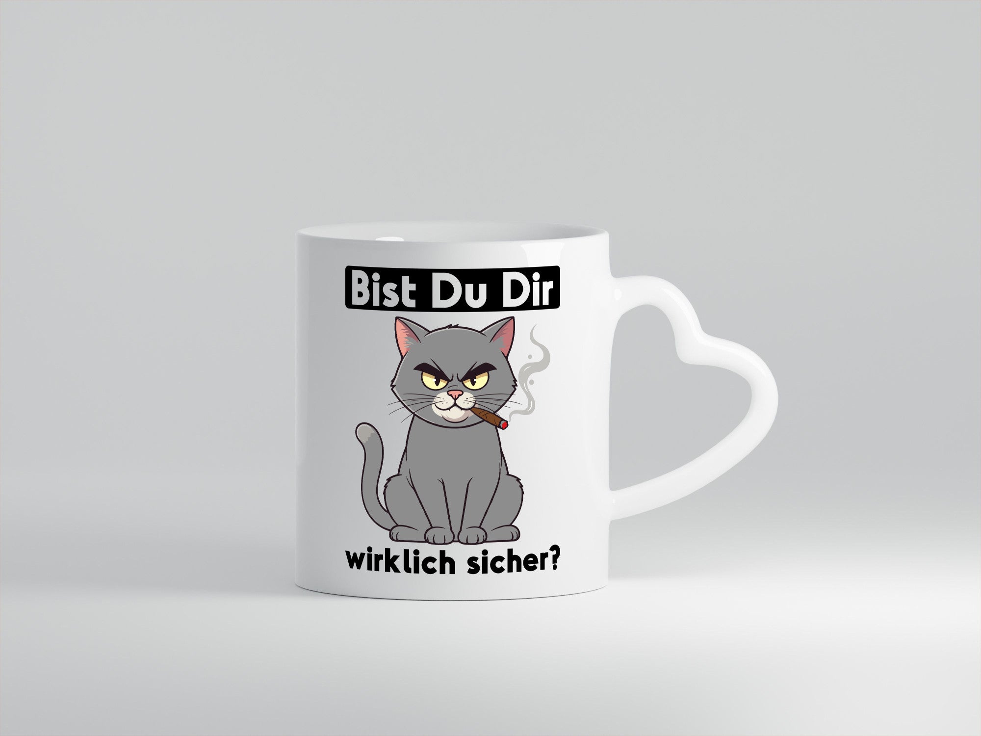 Bist du dir wirklich sicher? | Böse Katze Geschenk Tierliebhaber Humor lustiger