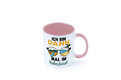 Bin dann mal im Ruhestand | Sonnenbrille Palme Meer lustig Jubiläum Geschenk
