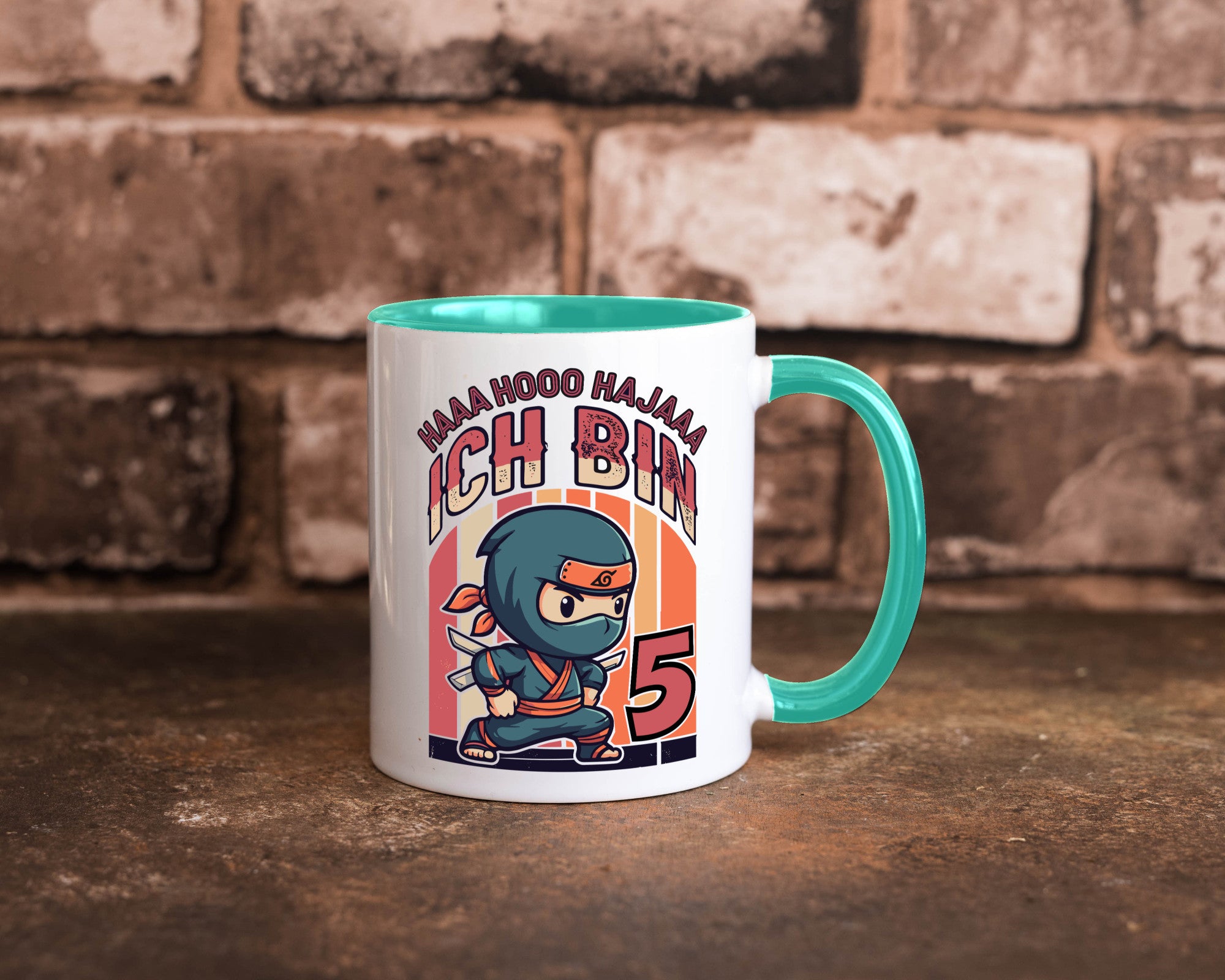 5. Geburtstag | Ninja Junge 5 Jahre Humor Geschenkidee Tasse