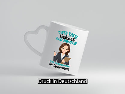 Im Universum: Versicherungskauffrau | Kauffrau lustig Humor Geschenkidee
