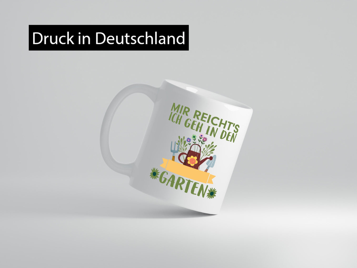 Ich geh in den Garten | Gärtner Tasse Gartenarbeit Humor Arbeit Kollegen Büro