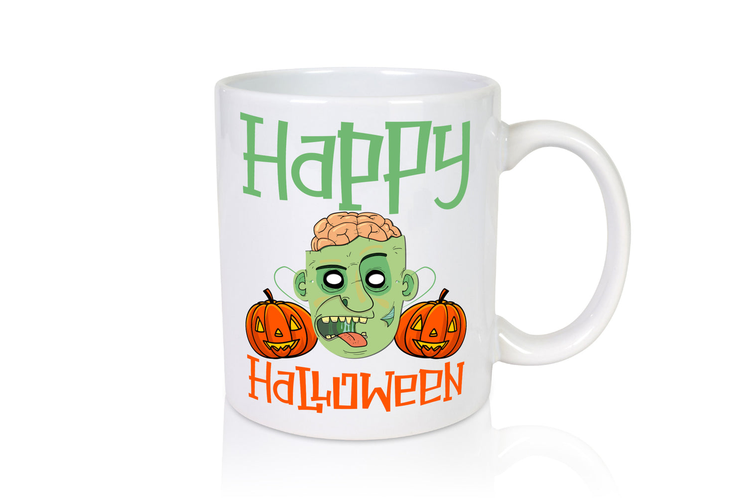 Happy Helloween | Gruseliger Kürbis lustig Humor Geschenkidee Geschenk Tasse