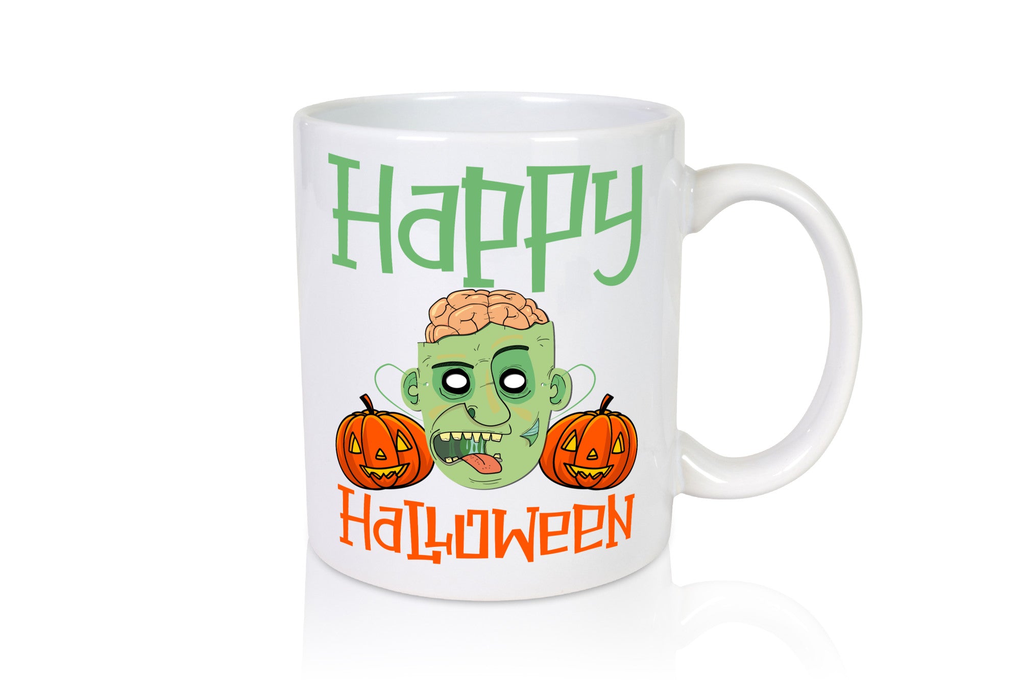 Happy Helloween | Gruseliger Kürbis lustig Humor Geschenkidee Geschenk Tasse
