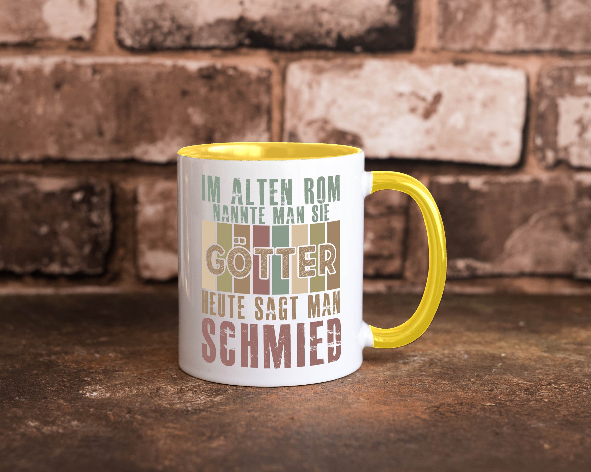 Heute sagt man: Schmied | schmieden lustig Humor Geschenkidee Geschenk Tasse