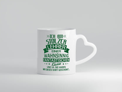 Stolzer Lehrer einer fantastischen Klasse | Pünktchen Humor Geschenkidee Tasse