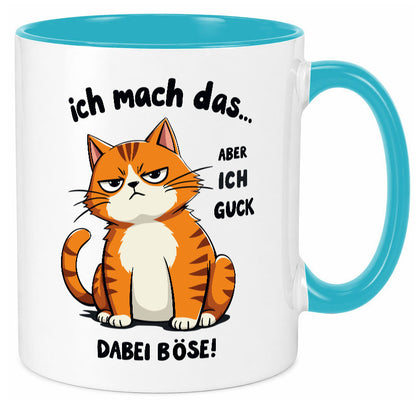 Ich guck dabei Böse | Katze Ironie Geschenk Tierliebhaber Humor lustiger Spruch