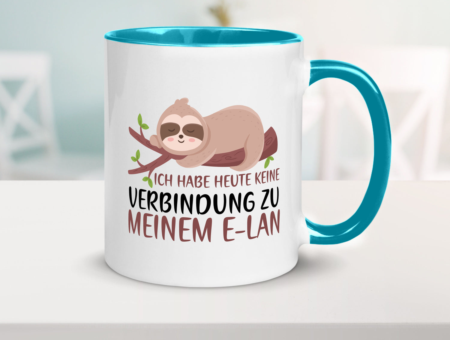 Verbindung zum Elan | WLAN Faultier Faulpelz Laufband Humor Tierliebhaber