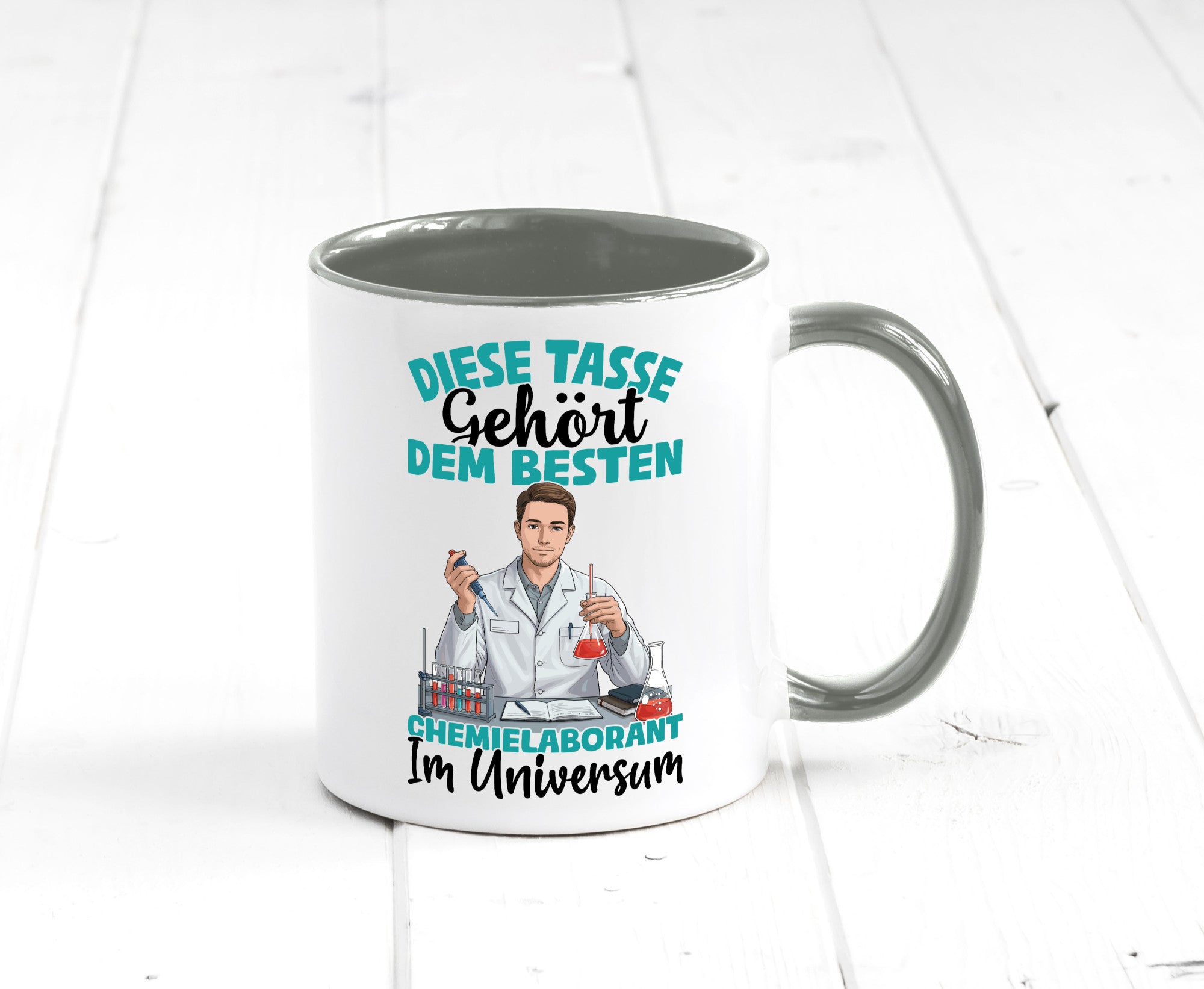 Im Universum: Chemielaborant | Laborant Chemie Humor Geschenkidee Tasse