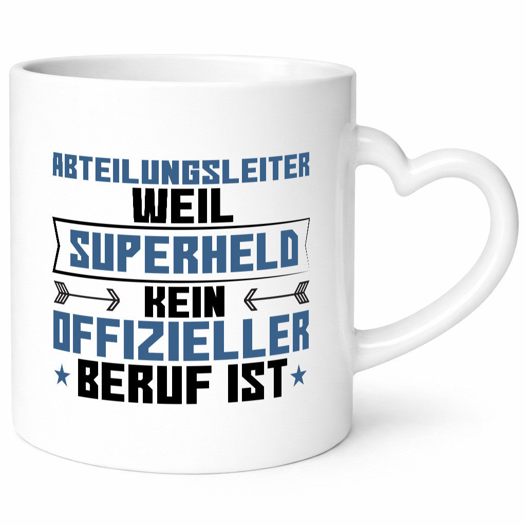 Superheld Abteilungsleiter| Führungskraft Geschenkidee Humor Tasse