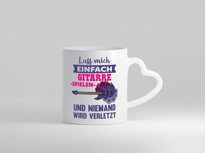 Lass mich Gitarre spielen und niemand wird verletzt lustig Humor Geschenkidee