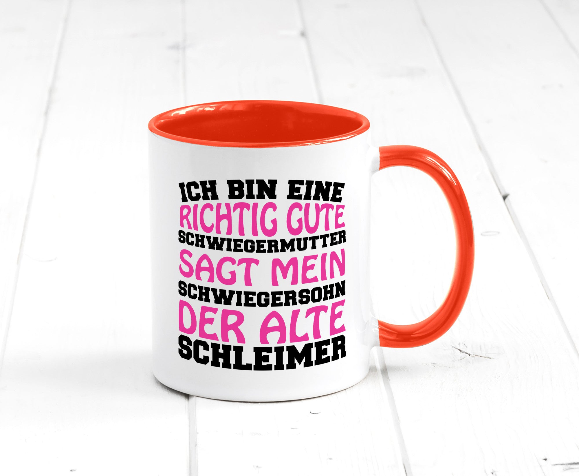 Gute Schwiegermutter lustig Familie Geschenkidee Geschenk Tasse