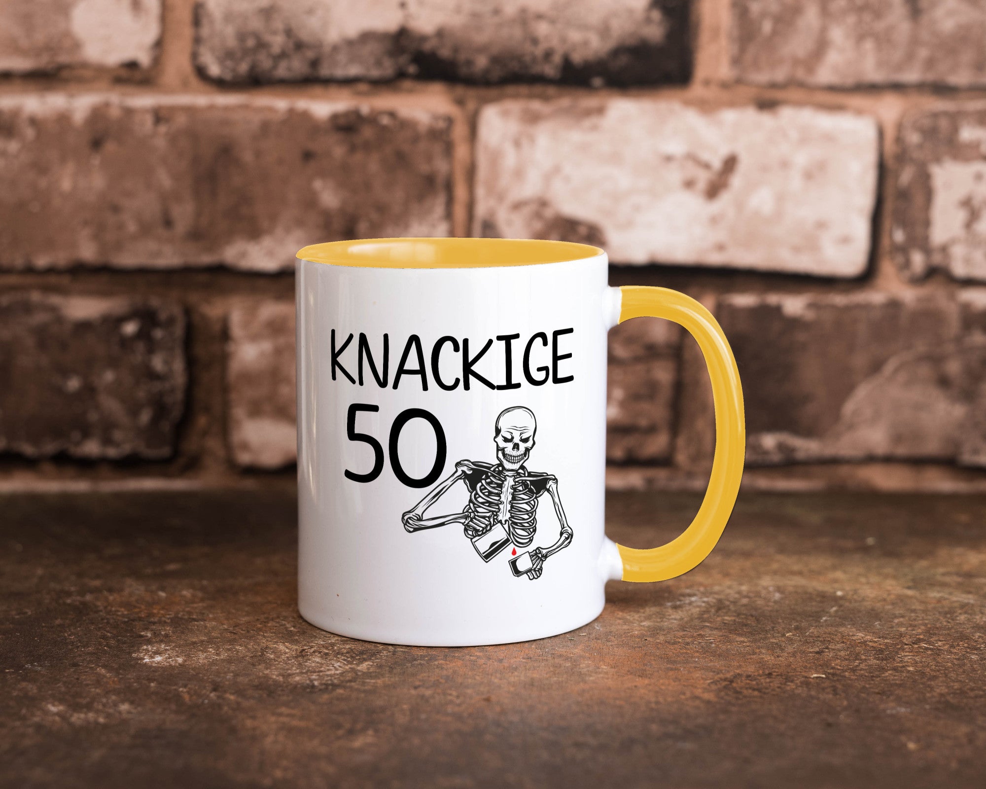 50. Geburtstag | Alt Knackig und Geschenk Geschenkidee lustiger Spruch Tasse