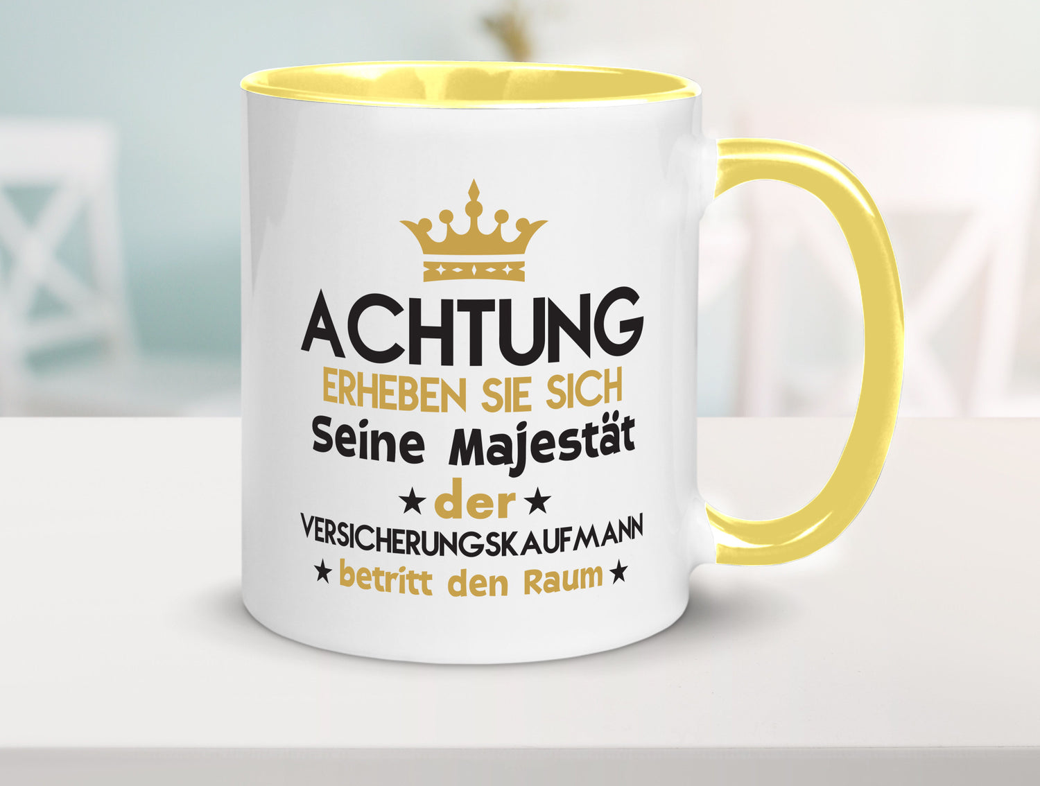 Seine Majestät Versicherungskaufmann | Kaufmann Geschenkidee Humor Tasse