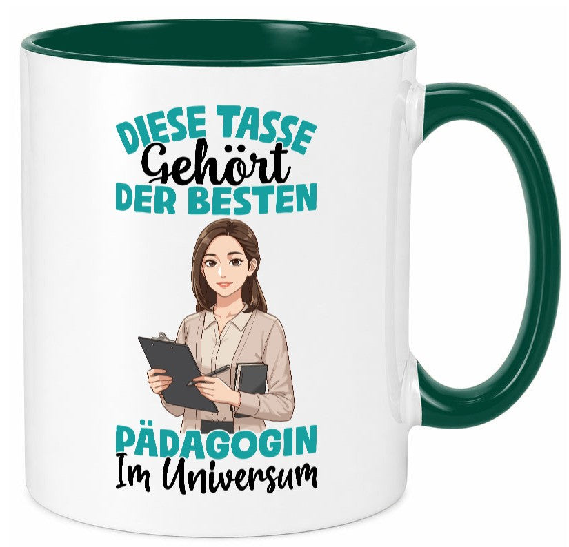 Im Universum: Pädagogin | Pädagogik lustig Humor Geschenkidee Geschenk Tasse
