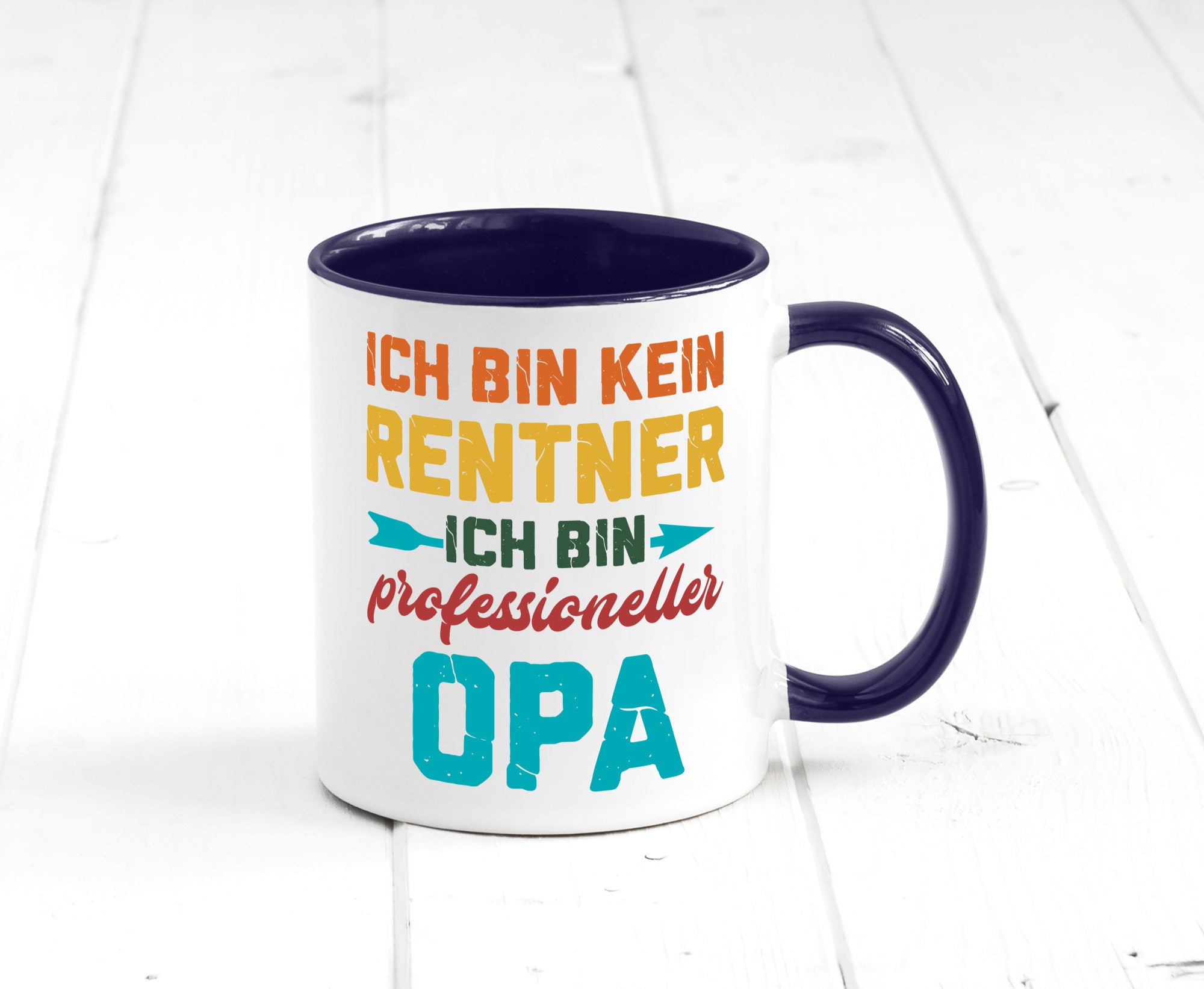 Ich bin Professioneller Opa | Rentner Großvater Geschenkidee Familie Humor Tasse
