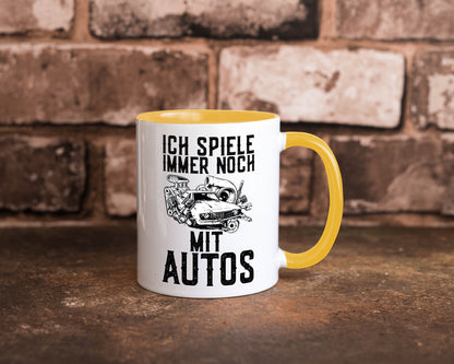 Spiele noch mit Autos | Werkstatt Werkzeug Mechaniker lustiger Spruch Geschenk