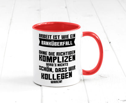 Arbeit | Kollegen Komplizen Jobwechsel Abschied Büro lustiger Spruch Geschenk