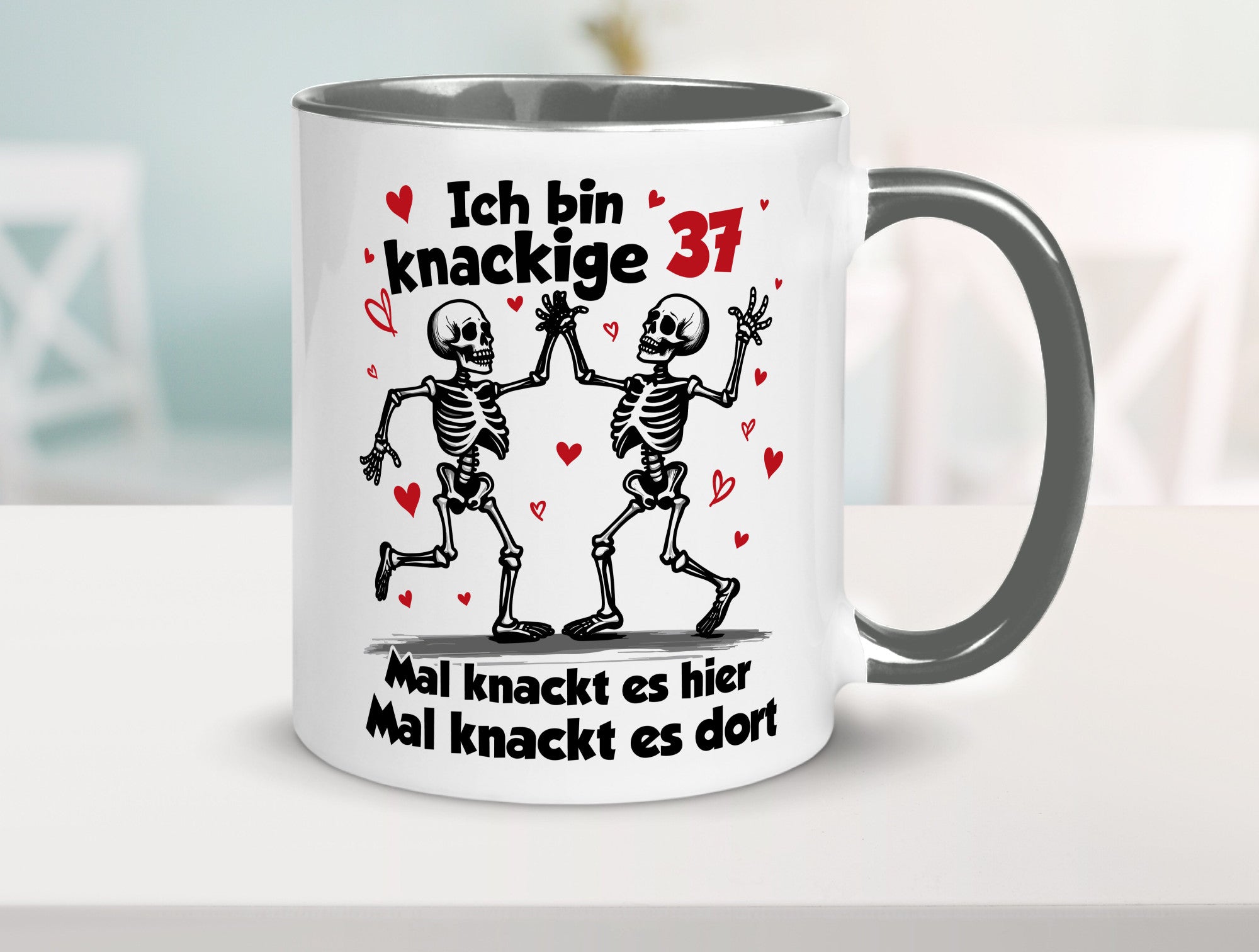37. Geburtstag | Knackige 37 Ich bin alt v2 Humor Geschenkidee Tasse