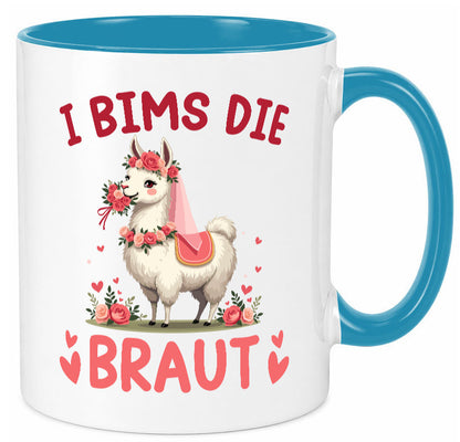 I bims die Braut | Einhorn JGA Hochzeit lustig Humor Geschenkidee Geschenk Tasse