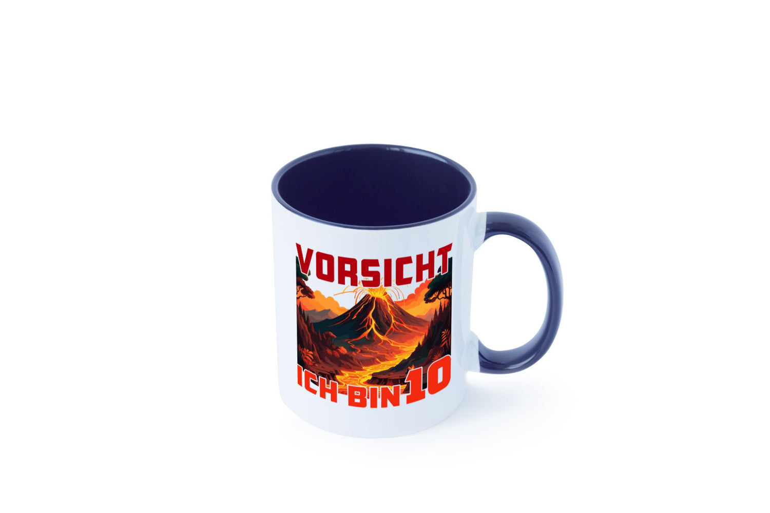 10. Geburtstag | 10 Jahre Vulkanausbruch Vulkan Humor Geschenkidee Tasse