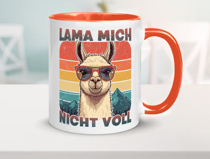 Lama mich nicht voll | Alpaka Kamel Retro lustig Humor Geschenkidee Geschenk