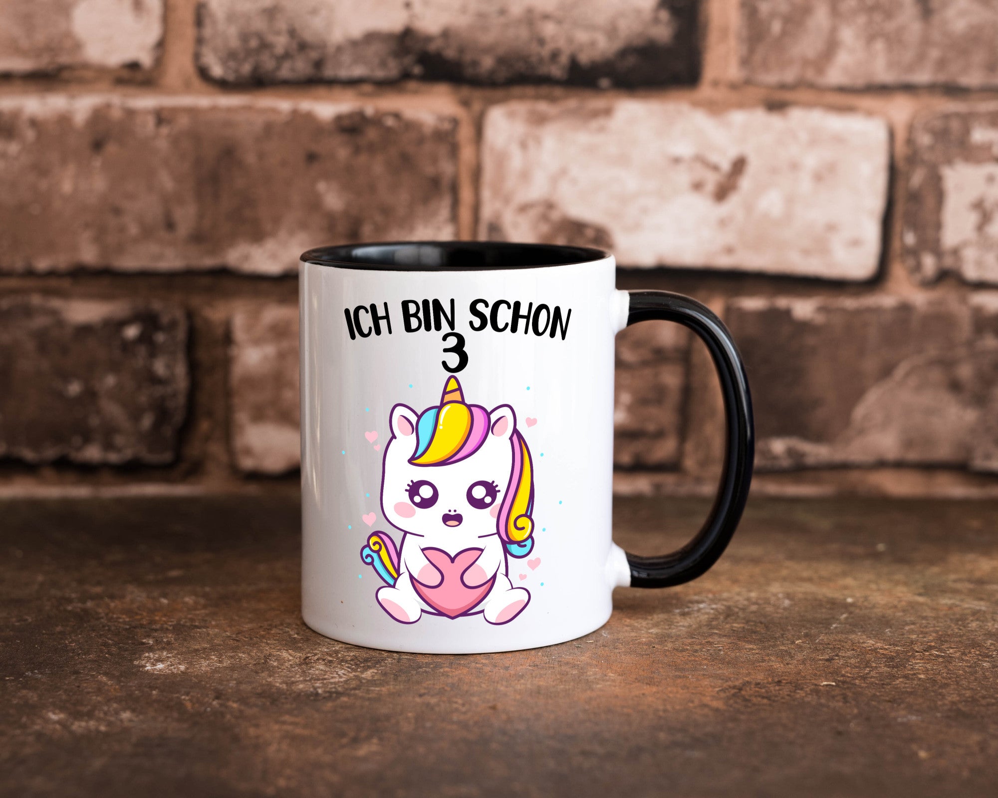 3. Geburtstag | Ich bin schon 3 Jahre Einhorn Mädchen lustig Geschenkidee