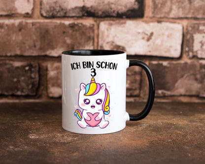 3. Geburtstag | Ich bin schon 3 Jahre Einhorn Mädchen lustig Geschenkidee